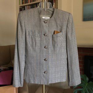 Plaid jacket (Kasper), Size 4
